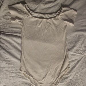 Cream Off the Shoulder Bodysuit